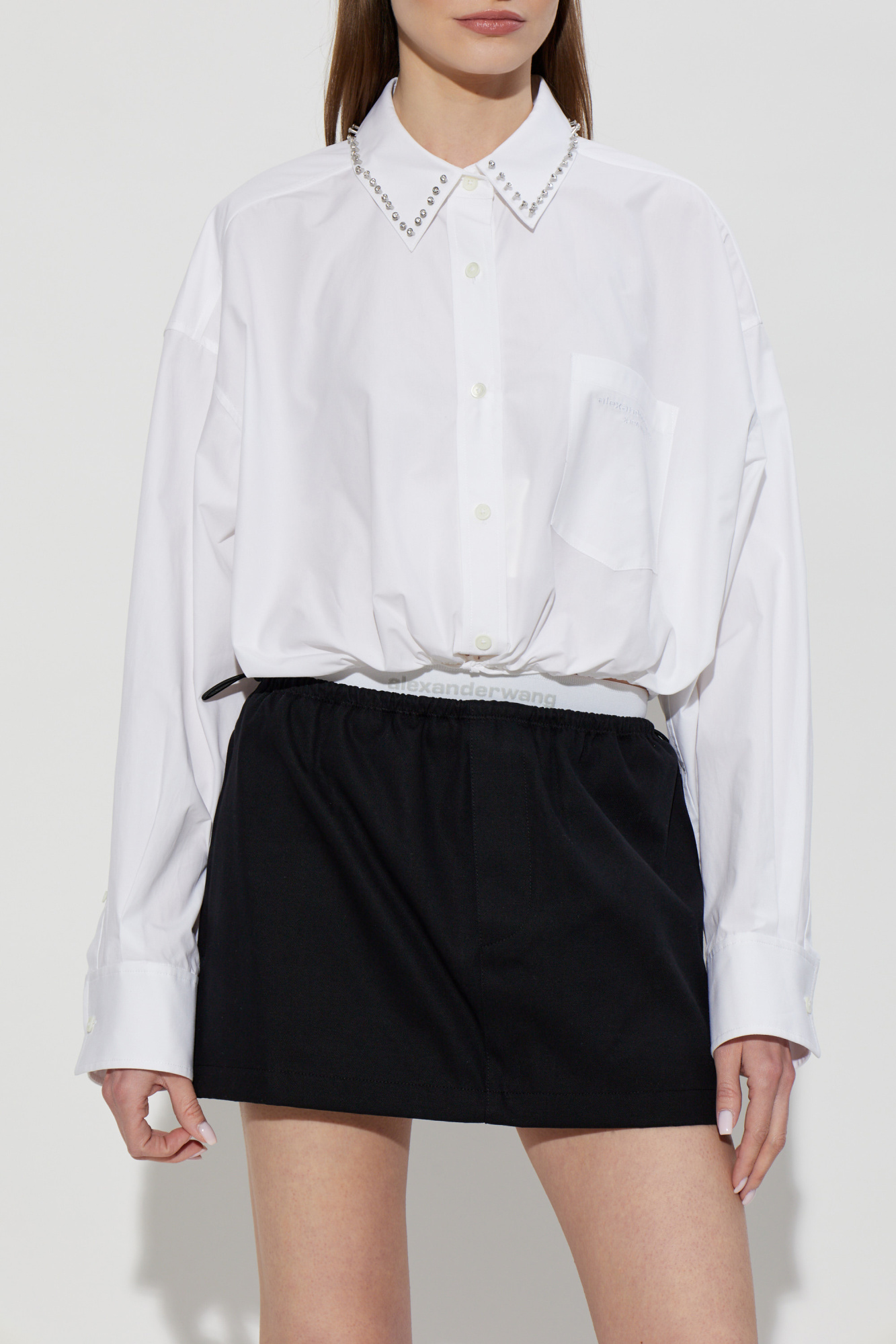 Alexander Wang Shirt with shimmering appliqués | Women's | Vitkac